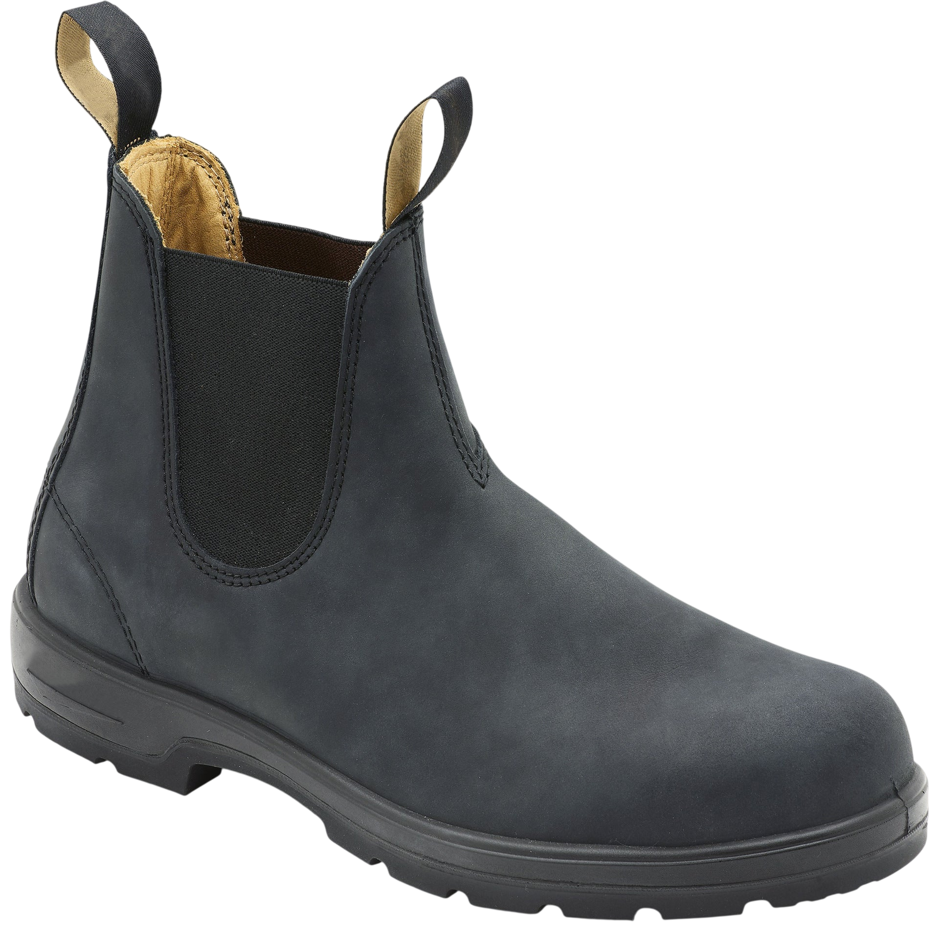 Stiefeletten Herren Schlupfdesign mit elastischen Seiteneinsätzen