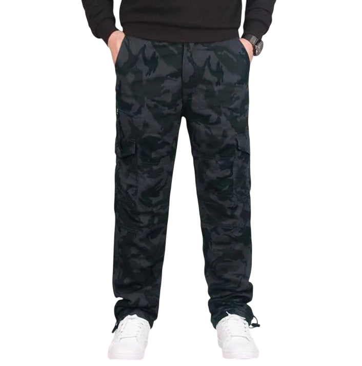 Cargohose Herren Gerade Form Mit Taschen