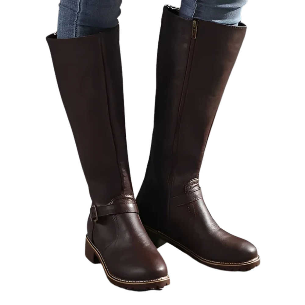 Damenstiefel Damen Geschlossene Spitze mit stabiler Sohle