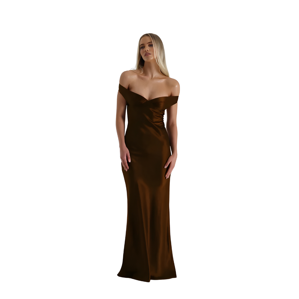 Formelles Abendkleid Damen Bodenlange elegante Passform