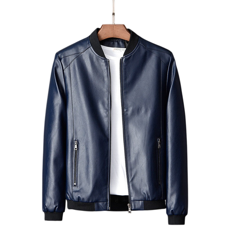 Herren Fliegerjacke Mit Stehkragen Weiter Passform