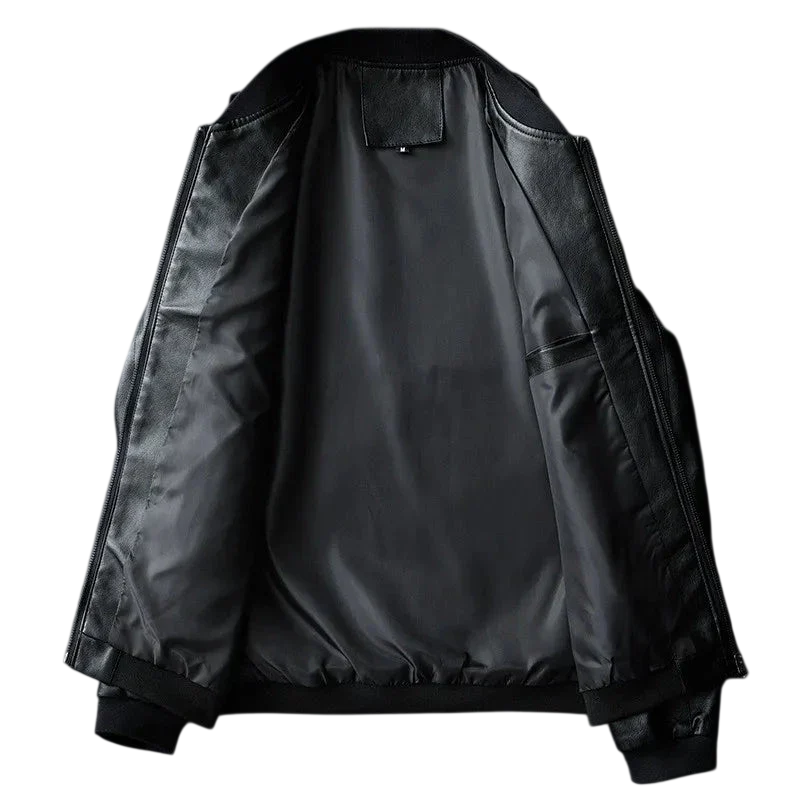Herren Fliegerjacke Mit Stehkragen Weiter Passform