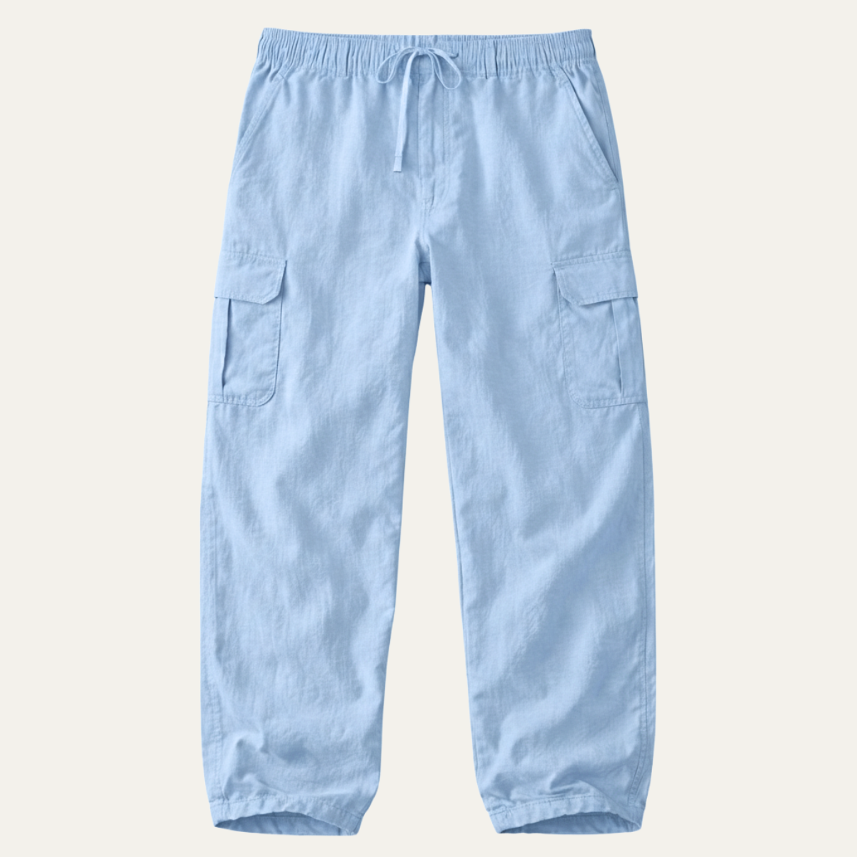 Leinen Cargohose Herren – Weiter Schnitt & Mehrtaschen