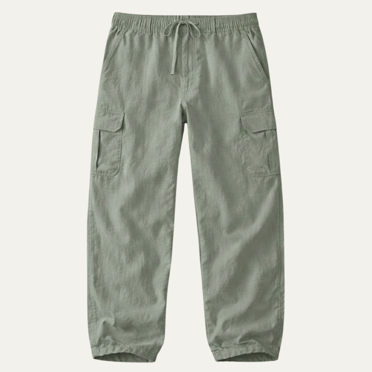 Leinen Cargohose Herren – Weiter Schnitt & Mehrtaschen
