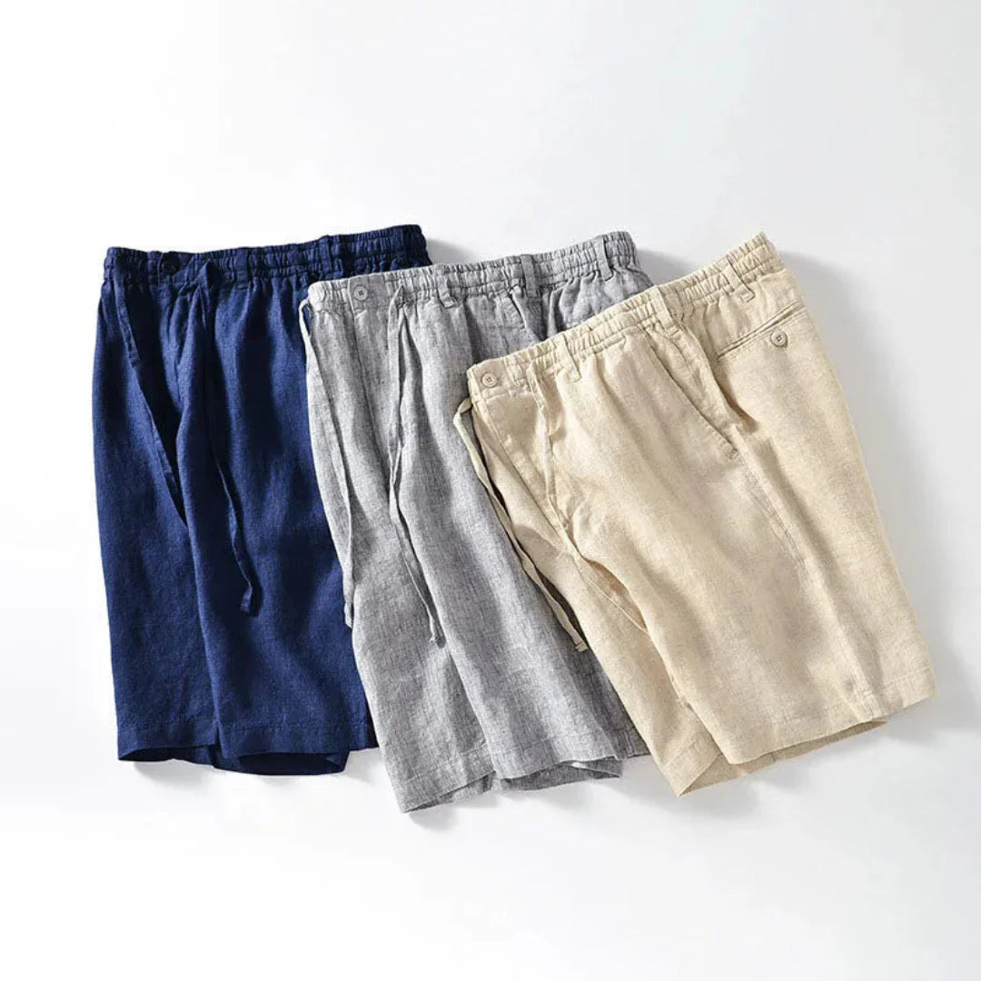 Leinen Shorts Herren – Lockerer Schnitt & Kordelbund
