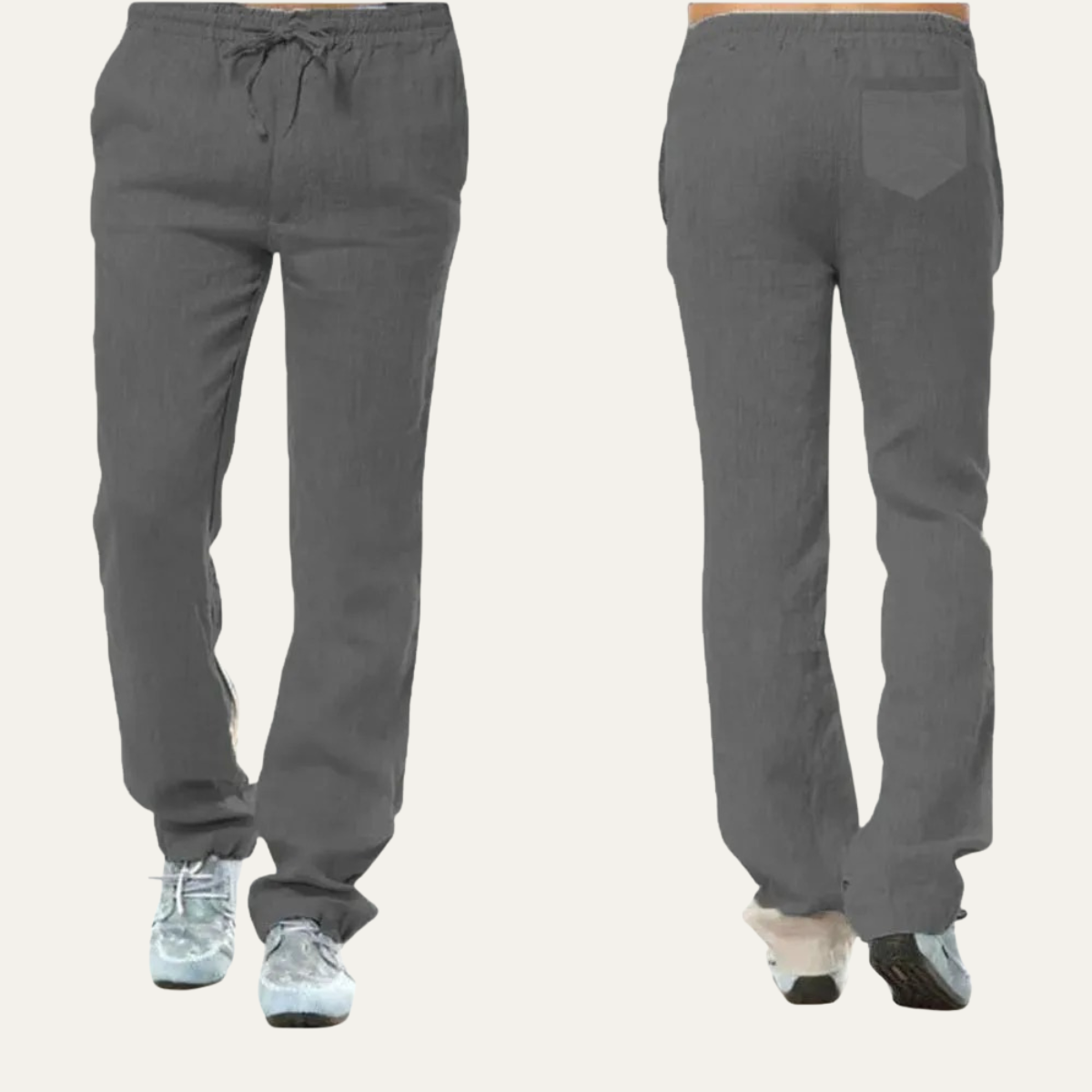 Leinenhose Herren – Lockere Passform & Zugbandbund