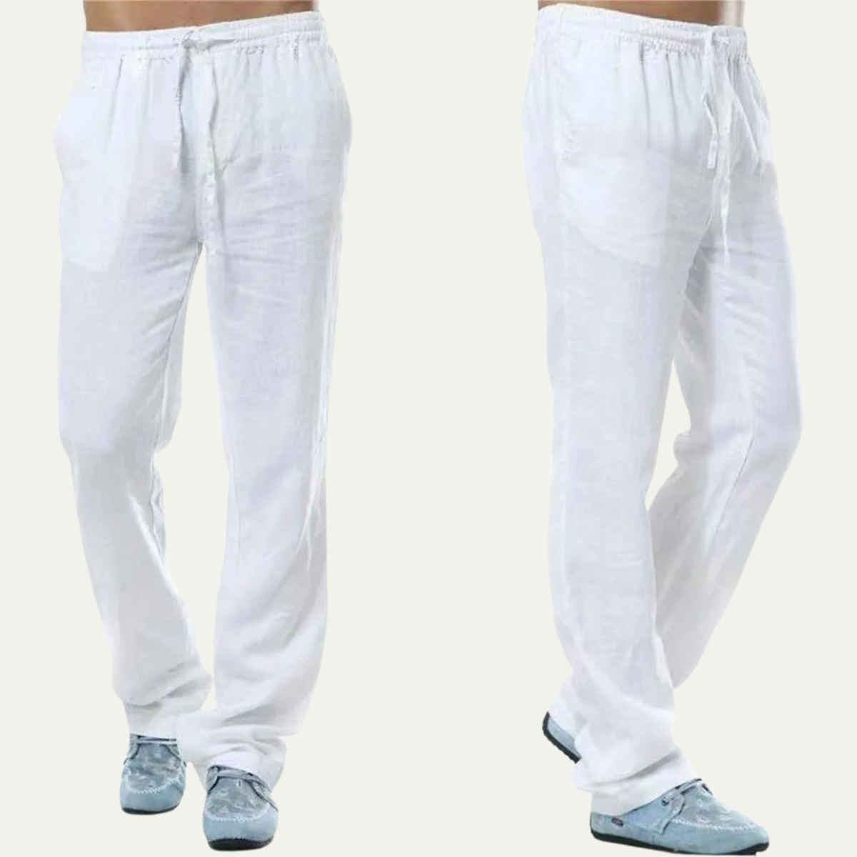 Leinenhose Herren – Lockere Passform & Zugbandbund