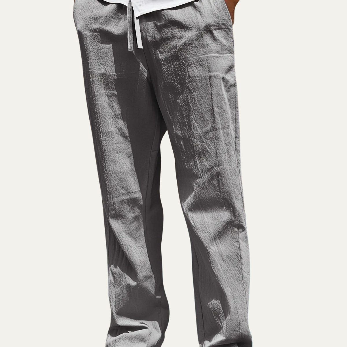 Leinenhose Herren – Schmal zulaufend & moderne Beinform