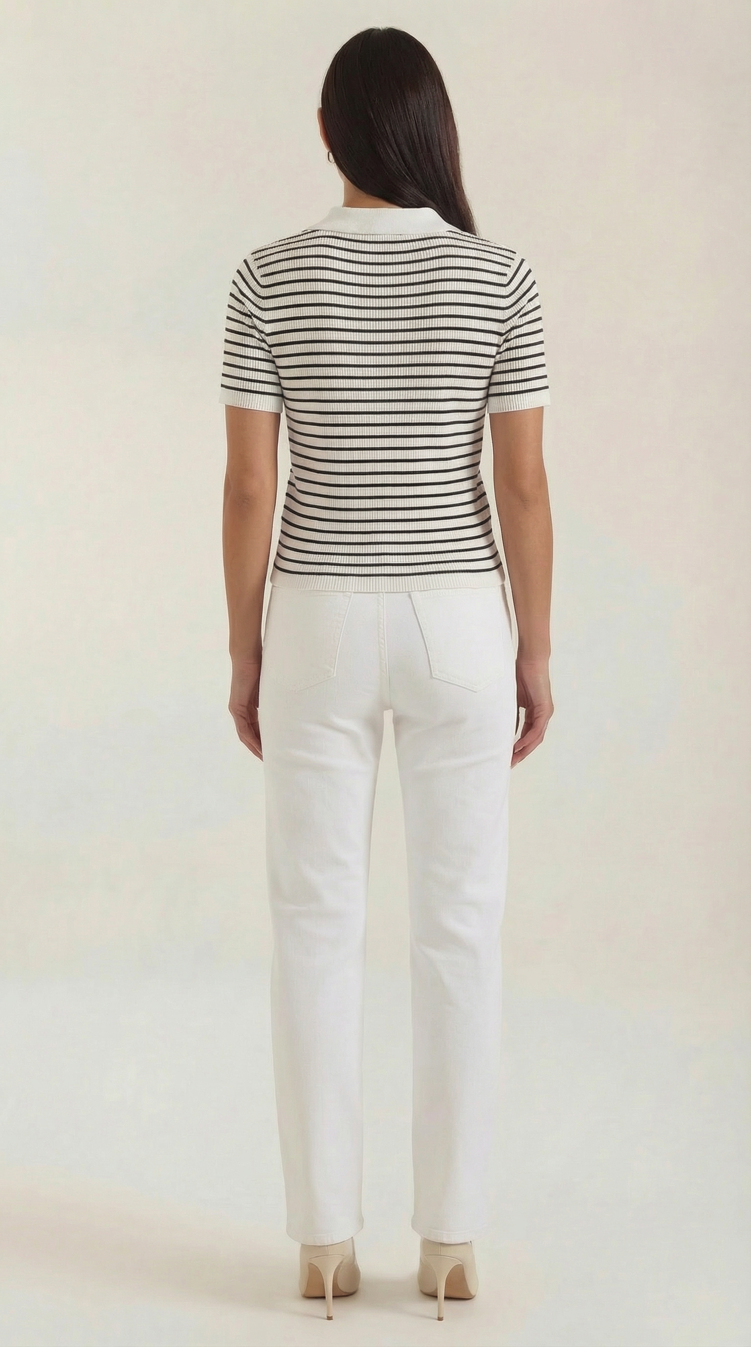 Poloshirt Damen mit Knopfleiste vorne