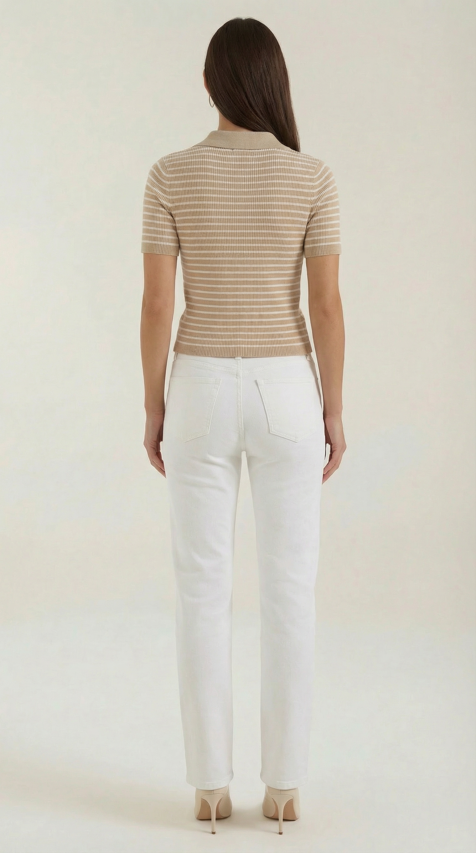 Poloshirt Damen mit Knopfleiste vorne