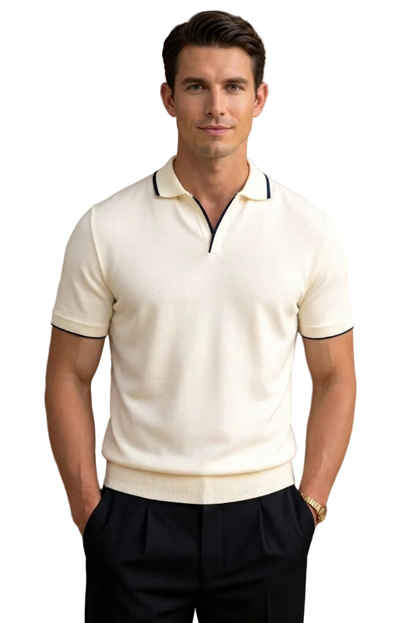 Poloshirt Herren Schmale Passform Klassisches Design