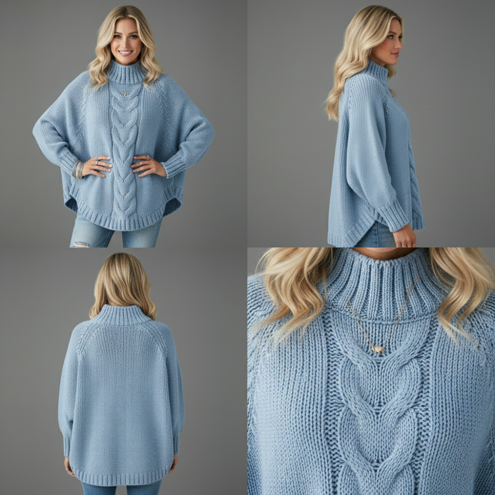 Strickoberteil Damen Strick Locker Geschnittenes Oberteil