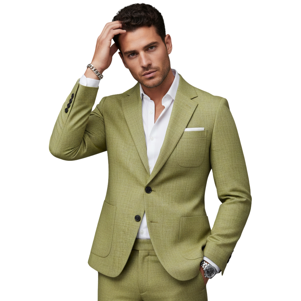 Zweiteiliges Arbeitsgewand Herren Mit Hose Und Jacke