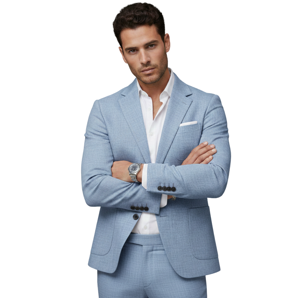 Zweiteiliges Arbeitsgewand Herren Mit Hose Und Jacke