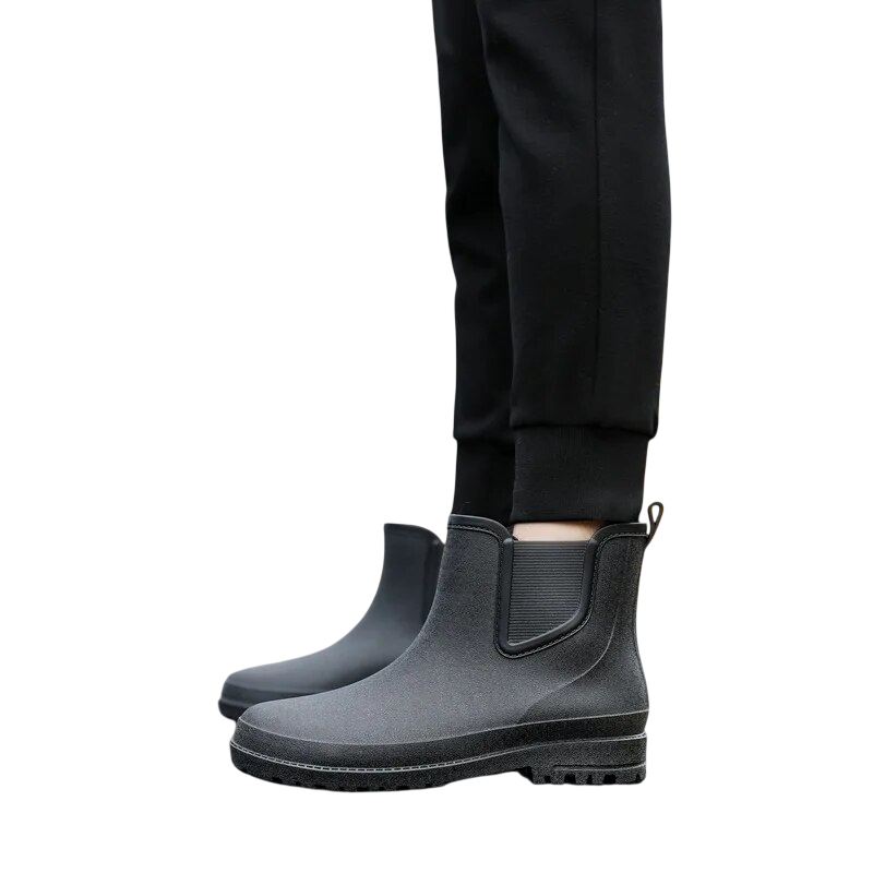 Stiefeletten Herren knöchelhoch für Winter mit rutschfester Sohle
