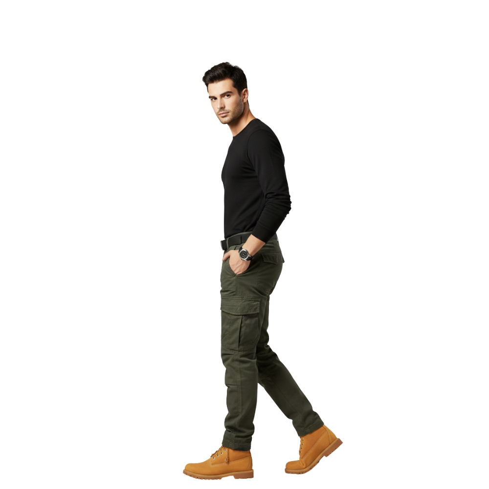 Cargohose Herren Mehrere Taschen Robuste Passform Arbeit