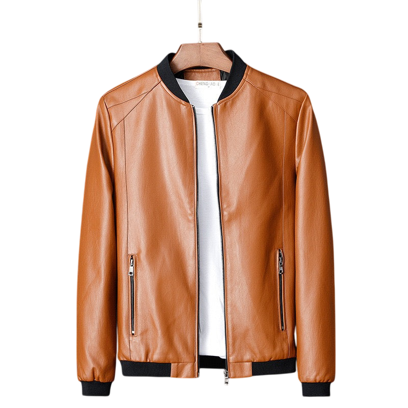 Herren Fliegerjacke Mit Stehkragen Weiter Passform