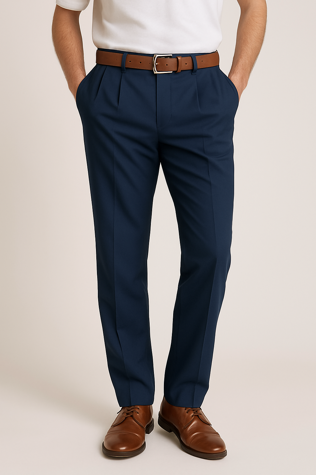 Hose Herren Schmale Passform Schmal Zulaufendes Bein