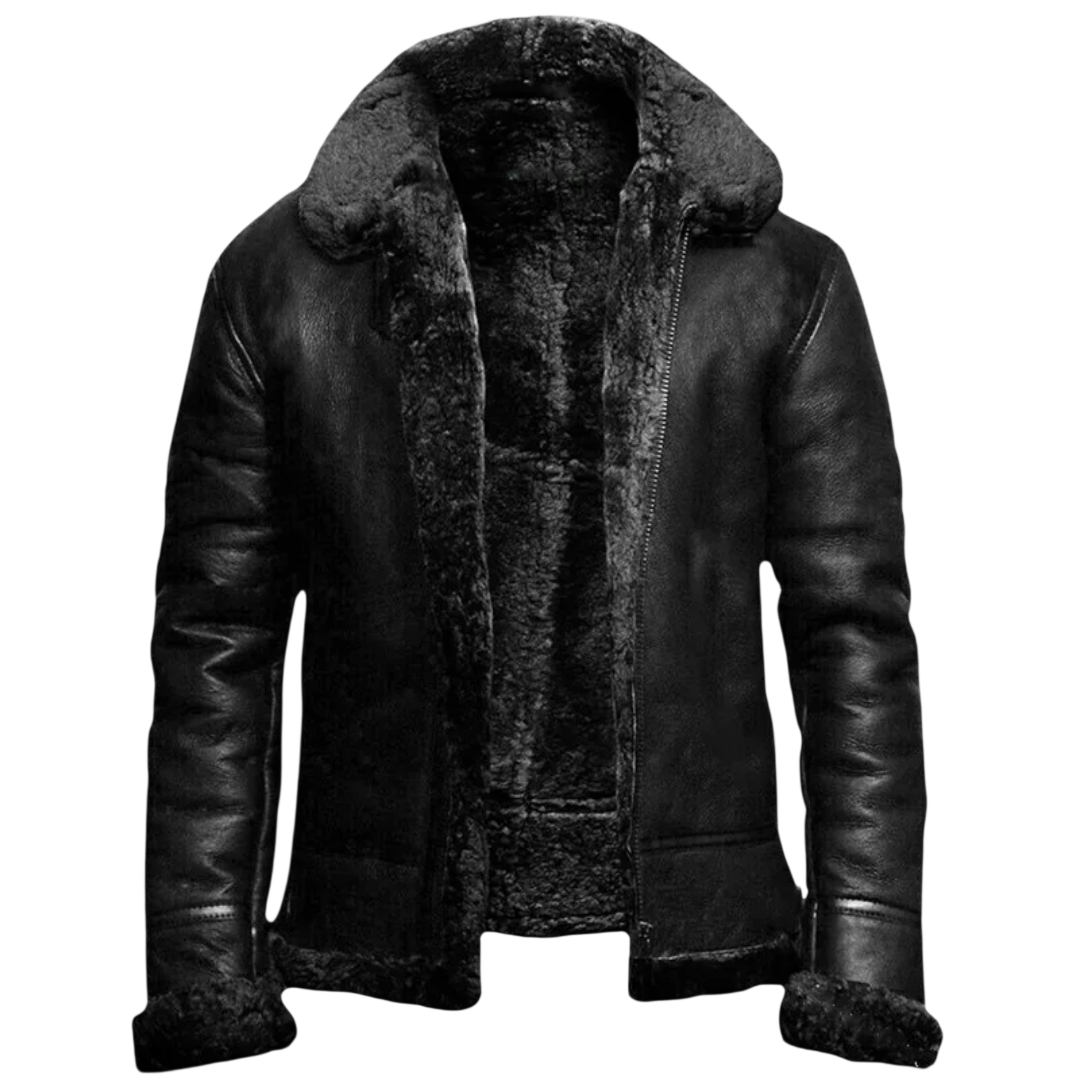Herren Winterjacke Langer Schnitt Mit Gerader Vorderform