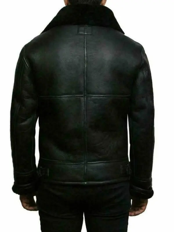 Herren Winterjacke Langer Schnitt Mit Gerader Vorderform