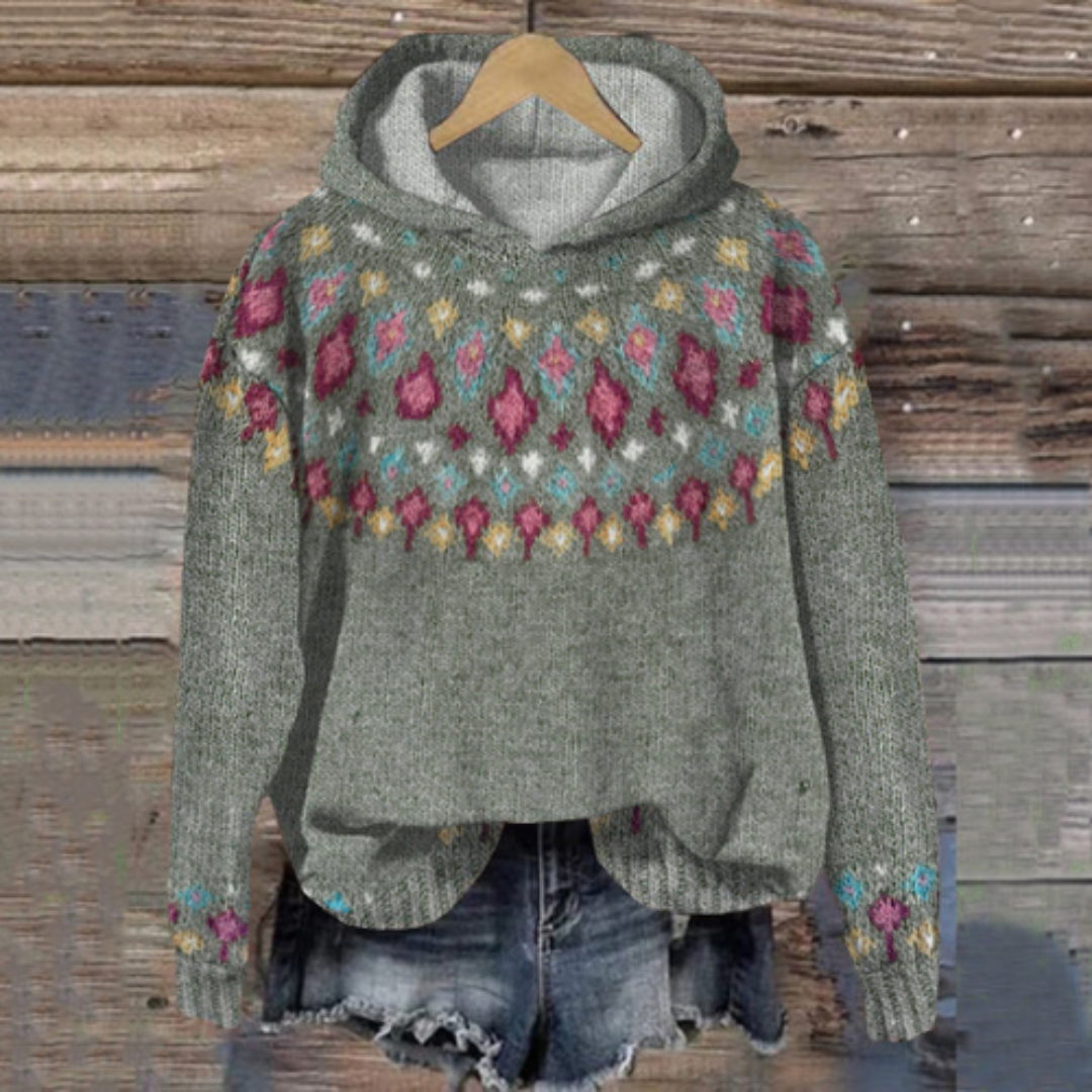 Kapuzenpullover Damen Winter Warm Bequeme Passform