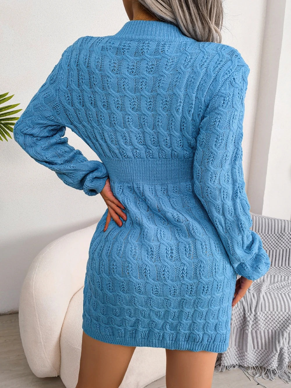 Kleid Damen Strukturierte Passform mit zeitgemäßem Stil