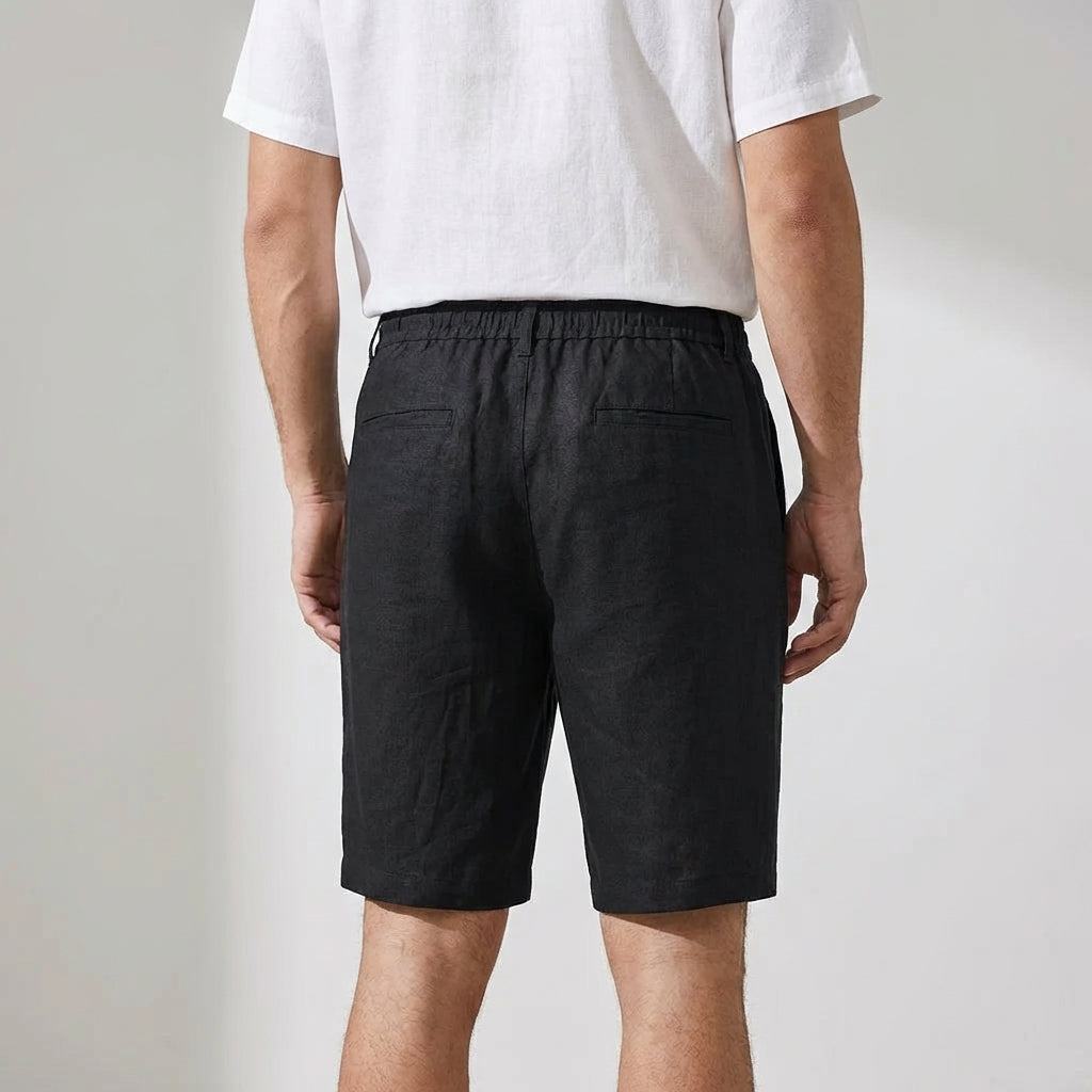 Leinen Shorts Herren – Lockerer Schnitt & Kordelbund