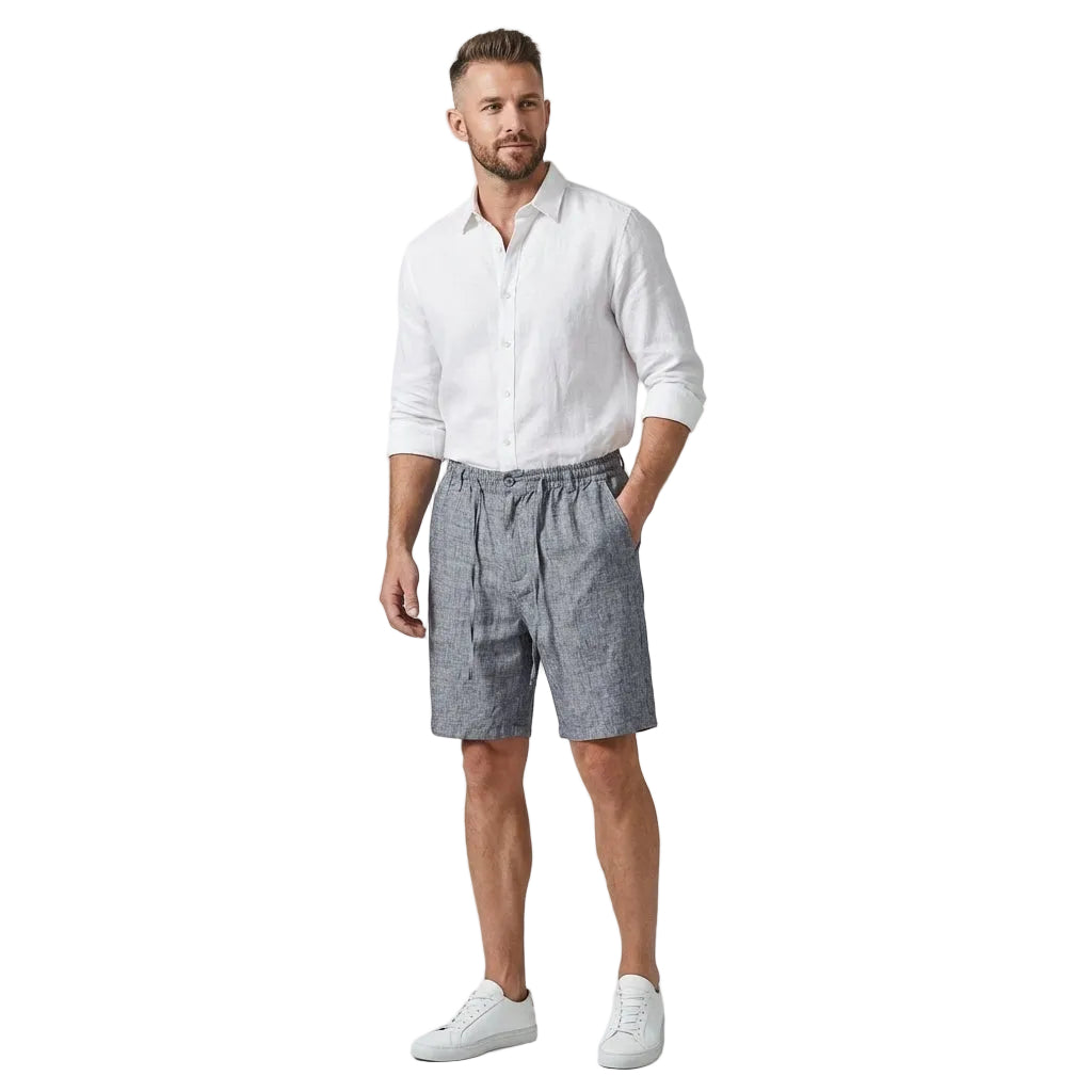 Leinen Shorts Herren – Lockerer Schnitt & Kordelbund