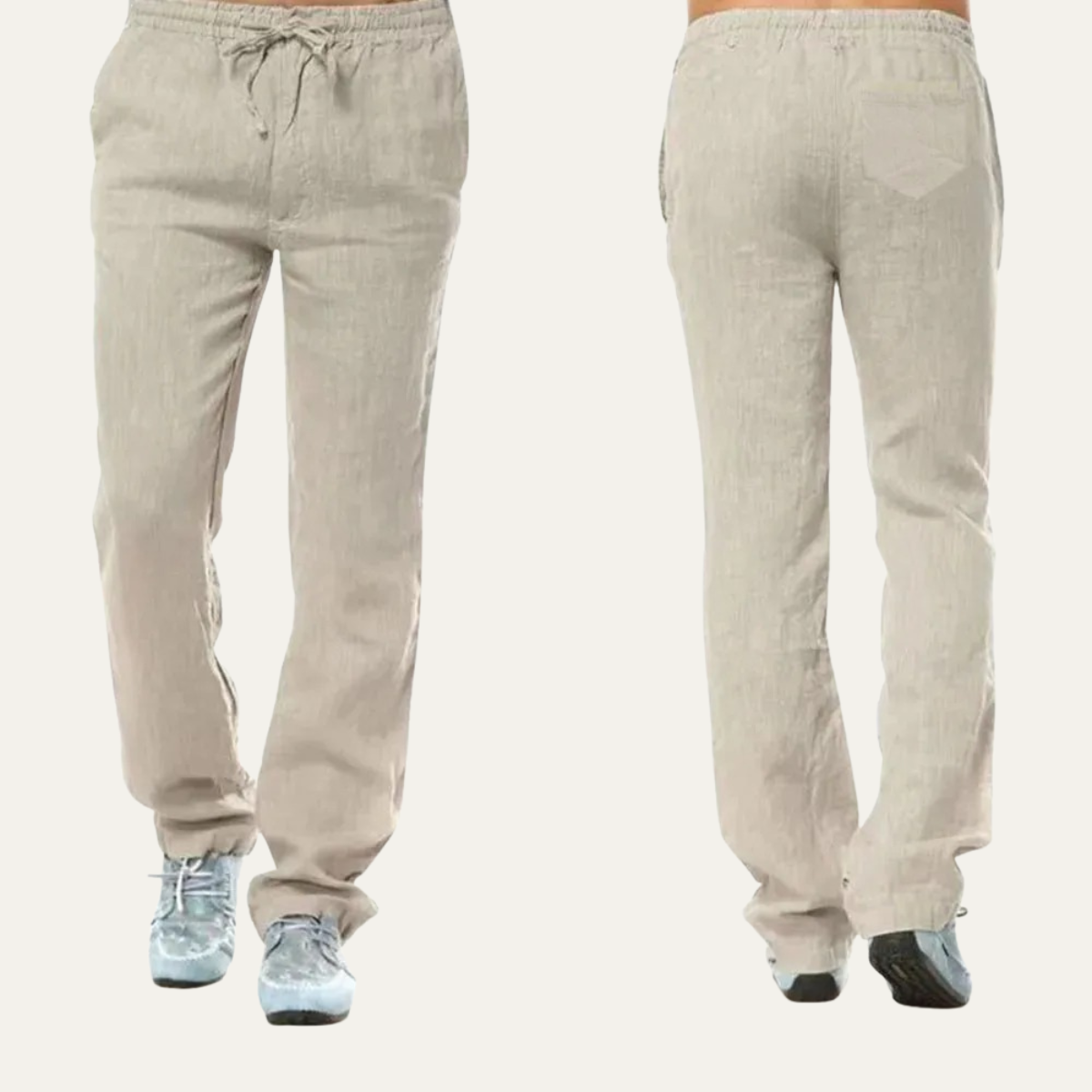 Leinenhose Herren – Lockere Passform & Zugbandbund
