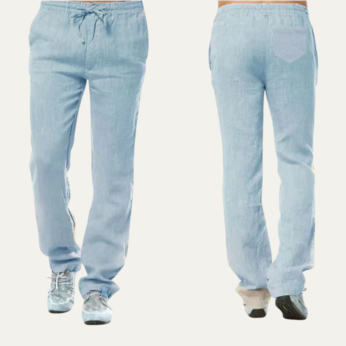 Leinenhose Herren – Lockere Passform & Zugbandbund