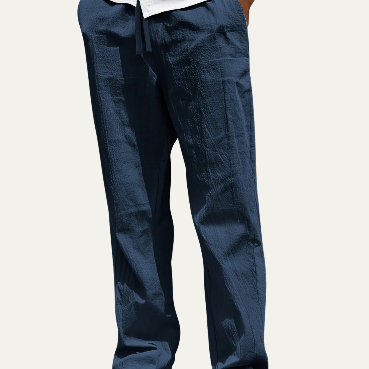 Leinenhose Herren – Schmal zulaufend & moderne Beinform