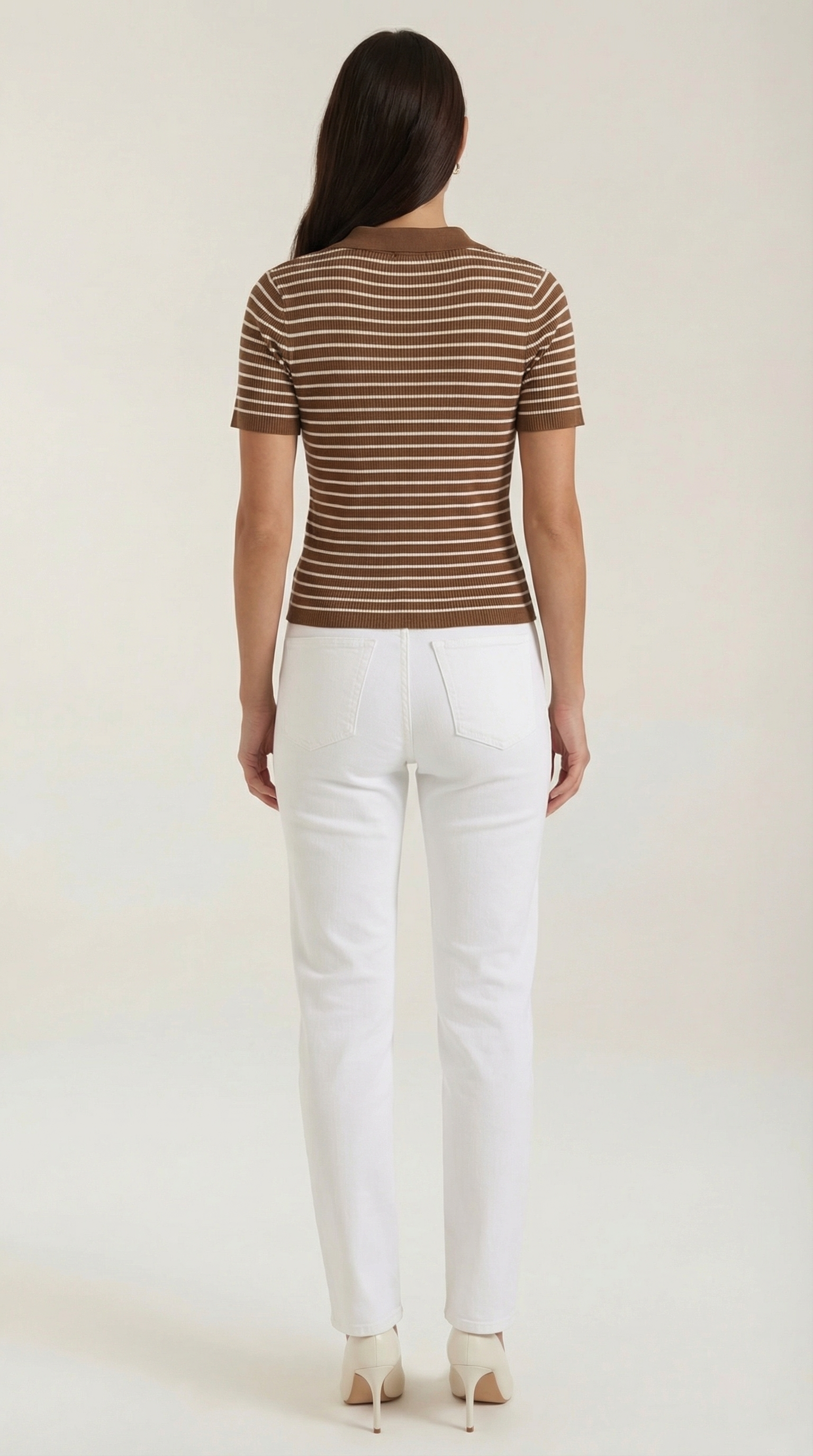 Poloshirt Damen mit Knopfleiste vorne