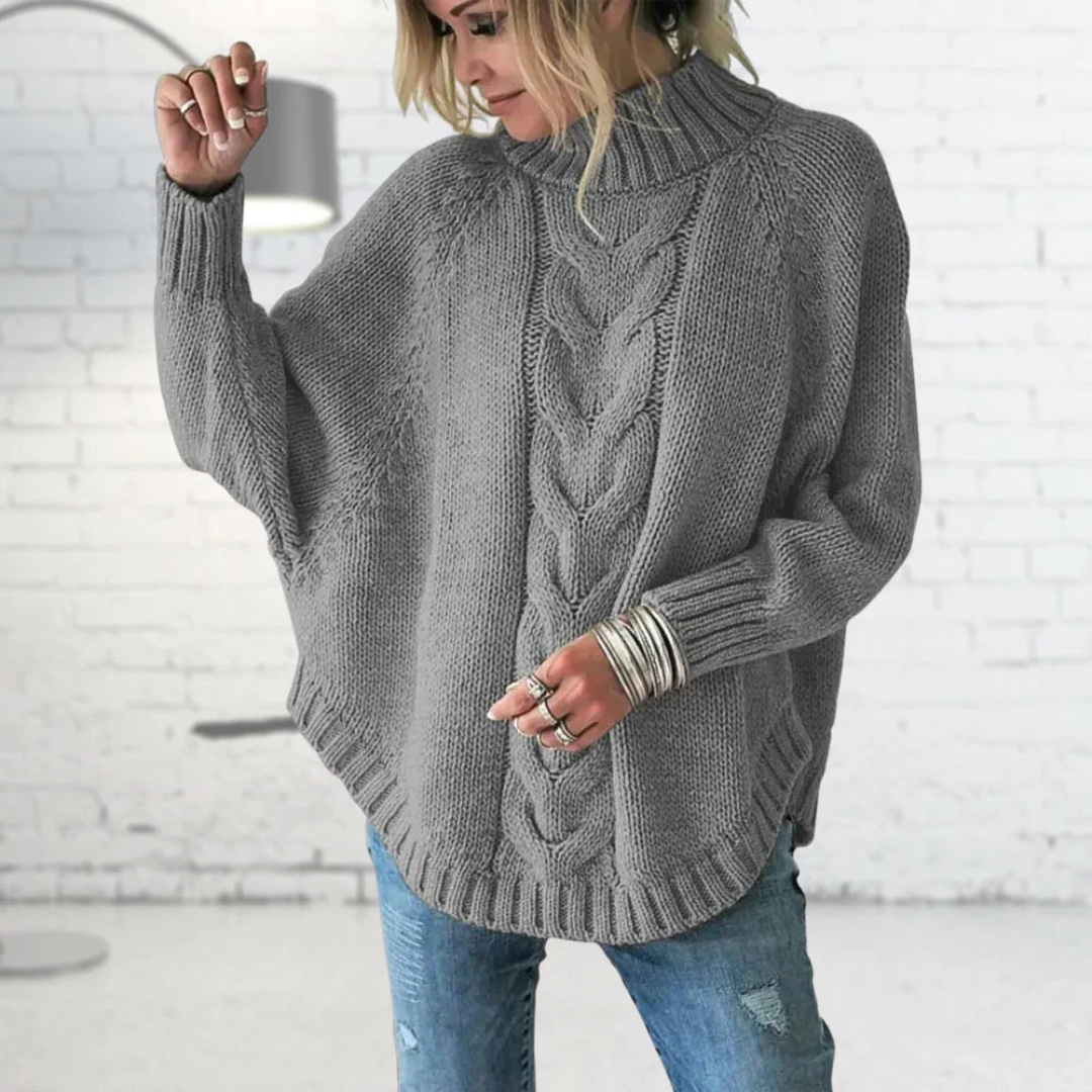 Strickoberteil Damen Strick Locker Geschnittenes Oberteil