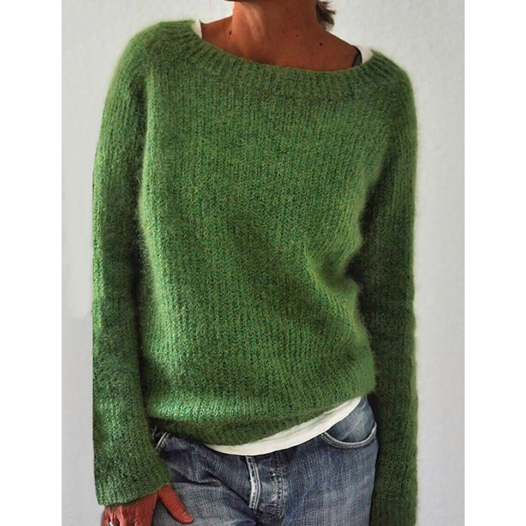 Strickoberteil Damen Strick Winterliches Alltagsoberteil