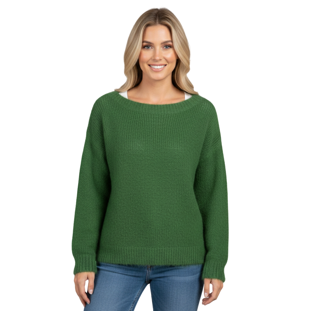Strickoberteil Damen Strick Winterliches Alltagsoberteil