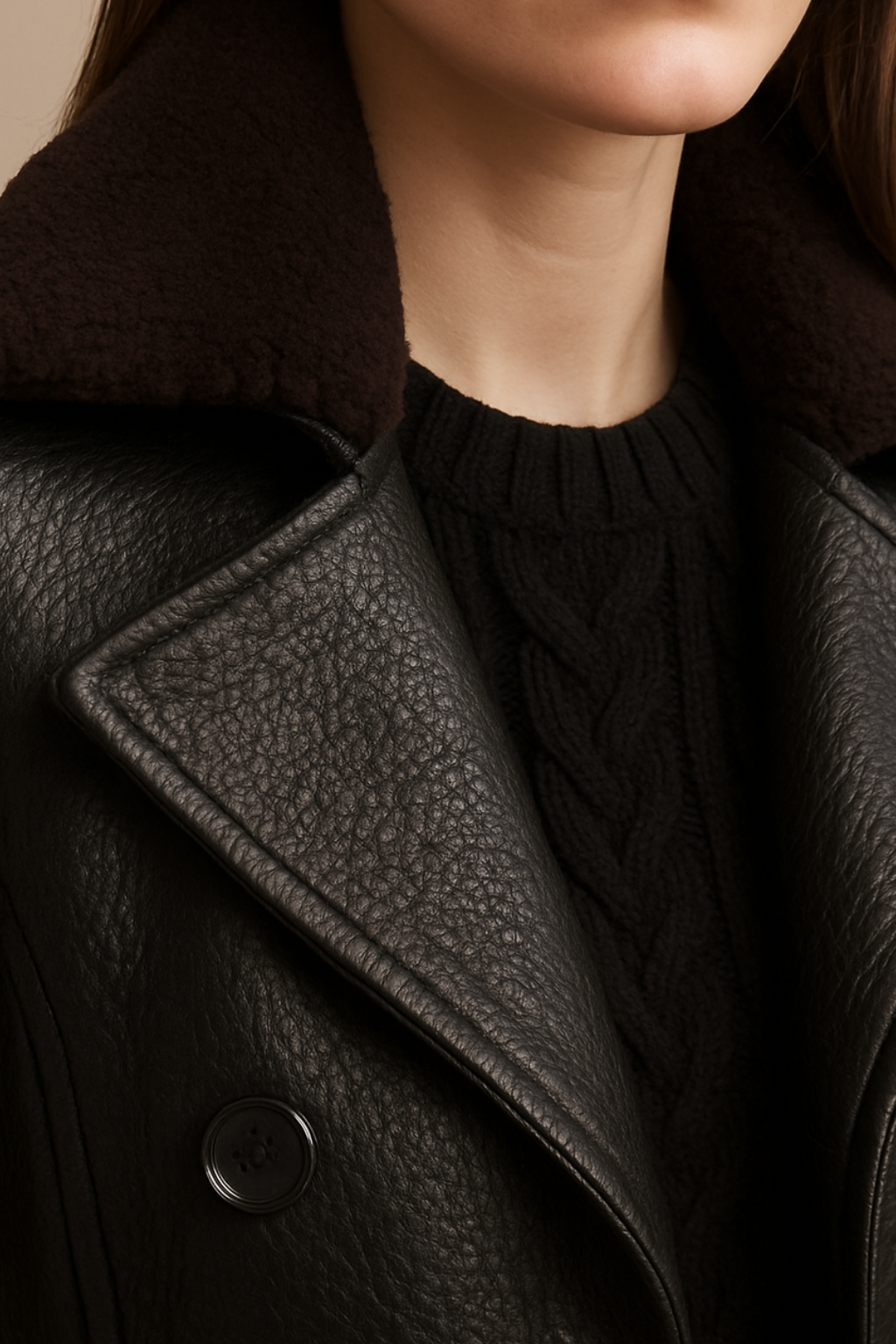 Trenchcoat Damen Zweireihiger Verschluss
